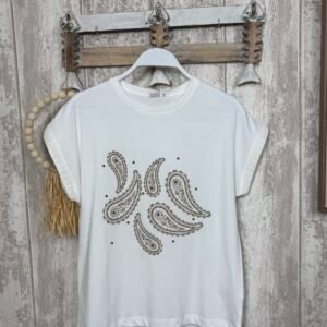 CAMISETA NATALI BLANCA