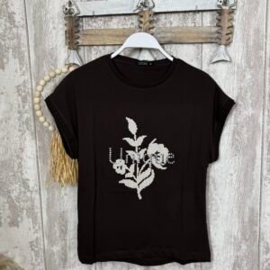 CAMISETA NATALI MARRÓN