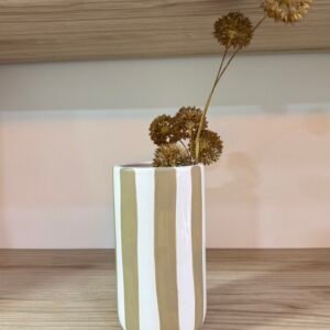 JARRÓN CERÁMICA RAYAS