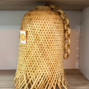 LÁMPARA RAFIA ALARGADA