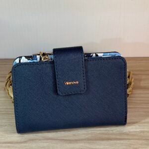 MONEDERO AZUL/FLORES