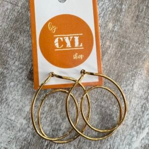 PENDIENTES DOBLE ARO