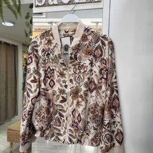 BOMBER PRINT FLOWER