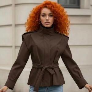 TRENCH IVANA CHOCOLATE